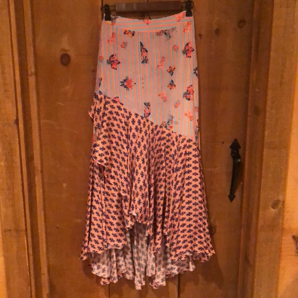 Anthropologie Bhanuni by Jyoti Asymmetric Skirt